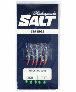 Shakespeare Salt Mack 100 Lures - Feathers & traces