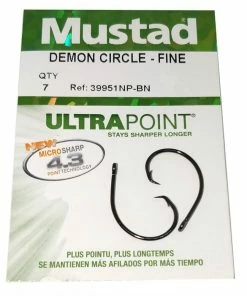 Mustad 39951NP-BN Demon Perfect Circle - Hooks