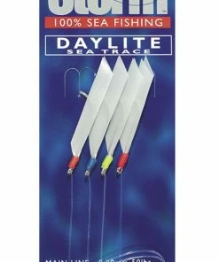 Sea Tech Mackerel 4Hk Daylite Lures - Feathers & traces