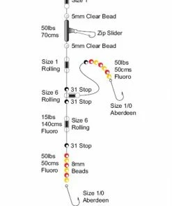 Tronix Pro Plaice Rig Red/Yellow - Rigs & traces