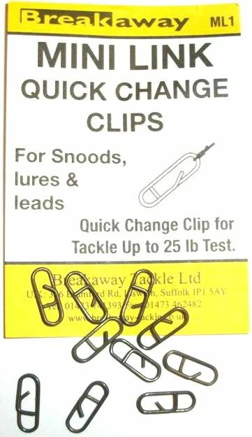 Breakaway Mini Link Quick Change Clips - Clips, links & connectors 1 Breakaway Mini Link Quick Change Clips - Clips, links & connectors