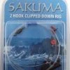 Sakuma 2 Hook Clipped Down Rig - Rigs & traces