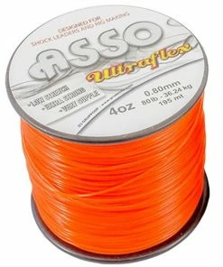 Asso Ultraflex Orange 4oz - Rig body & snoods