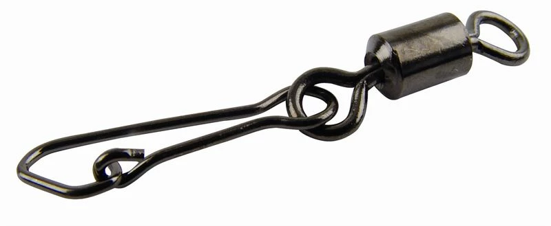 Mustad Round Eye Rolling Swivel & Snap (77990) - Swivels 1 Mustad Round Eye Rolling Swivel & Snap (77990) - Swivels