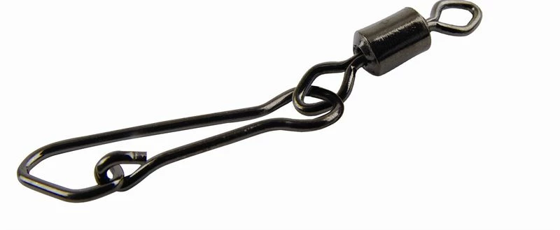 Mustad Diamond Eye Rolling Swivel & Snap (77550) - Swivels 1 Mustad Diamond Eye Rolling Swivel & Snap (77550) - Swivels