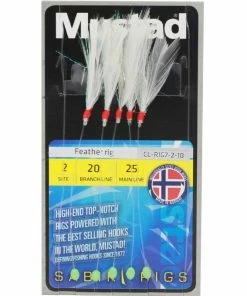 Mustad Feather Rigs - Feathers & traces