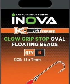 Inova Grip Stop Oval Pop Up Beads - 5 Inova Grip Stop Oval Pop Up Beads - -Sea Fishing Outlet Store c53zsin1636736401957948469