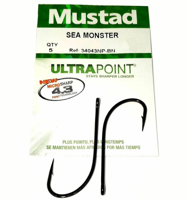 Mustad 34043NP-BN Sea Monster - Hooks 1 Mustad 34043NP-BN Sea Monster - Hooks