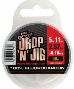Fox Rage Drop 'N' Jig Fluorocarbon - Lrf - light rock fishing