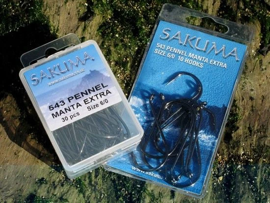 Sakuma 543 Pennel Manta Extra Hooks - 1 Sakuma 543 Pennel Manta Extra Hooks -