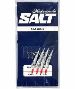 Shakespeare Salt Silver Ghost Lures - Feathers & traces