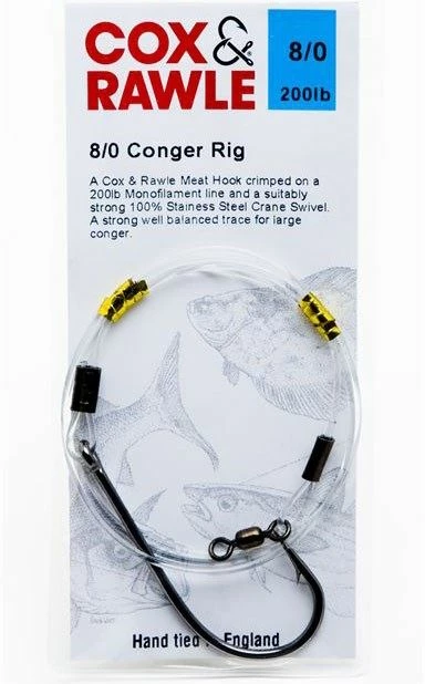Cox & Rawle Conger Trace 8/0 - Rigs & traces 1 Cox & Rawle Conger Trace 8/0 - Rigs & traces