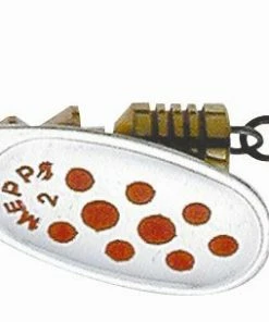 Mepps Comet No.2 Silver Red Dots 4.5g - Spinners