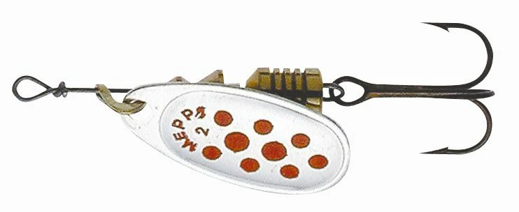 Mepps Comet No.4 Silver Red Dots 8.0g - Spinners 1 Mepps Comet No.4 Silver Red Dots 8.0g - Spinners