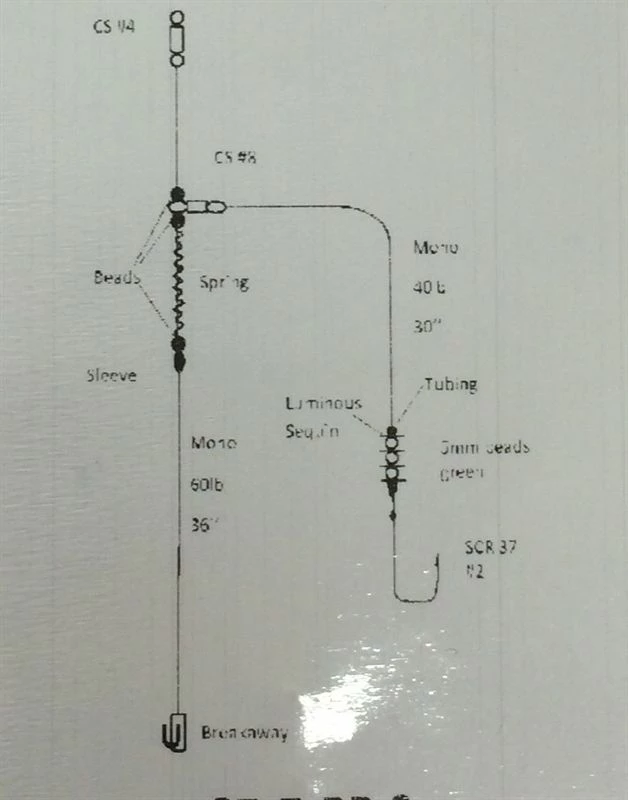 Cox & Rawle Bream Beach Rig - Rigs & traces 2 Cox & Rawle Bream Beach Rig - Rigs & traces - Image 2