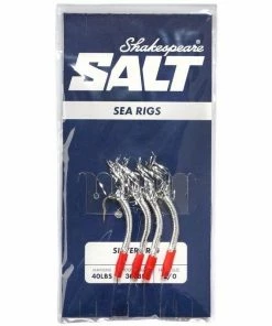 Shakespeare Salt Silvers Rig - Feathers & traces