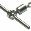 Mustad Cross Line Crimp & Rolling Swivel (9958) - Crimps
