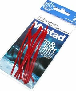 Mustad PVC Fluo Red Tube 1mm - Rig tubing