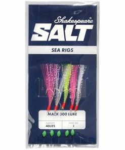 Shakespeare Salt Mack 300 Lures - Feathers & traces