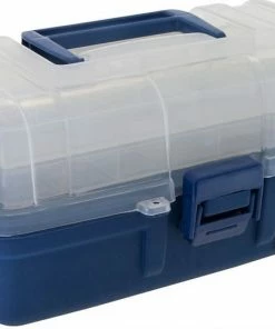 Jarvis Walker 2 Tray Clear Top Tackle Box - Tackle boxes