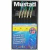 Mustad Bi-Colour Fish Skin Rigs - Feathers & traces
