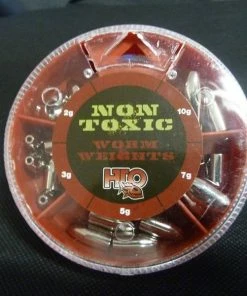 HTO Worm Weight Selection Pack - Lrf - light rock fishing