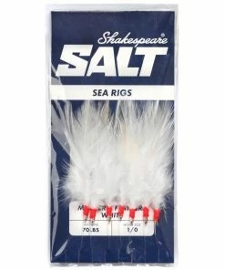 Shakespeare Salt Mackerel Feathers White - Feathers & traces