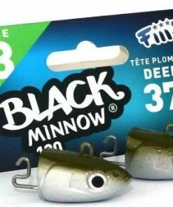 Fiiish Black Minnow Jig Heads - Jig heads, weights & rattles