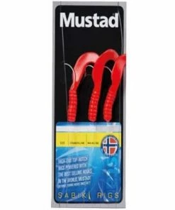 Mustad Red Cod Rigs - Feathers & traces